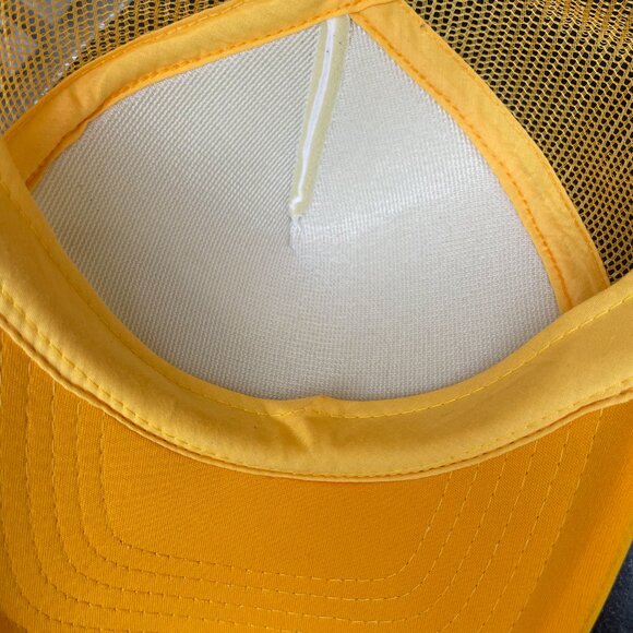 Goofy Foot Surf School Maui Hawaii Yellow Mesh Trucker hat. - Picture 8 of 9